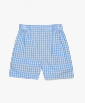 Blue Brooks Brothers Cotton Broadcloth Gingham Men Underwear | OIV-586091