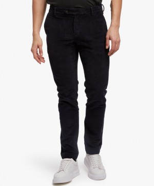 Blue Brooks Brothers Cotton Corduroy Men Casual Pants | WQT-245986