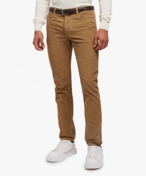 Brown Brooks Brothers Corduroy 5-Pocket Men Casual Pants | CWA-025974