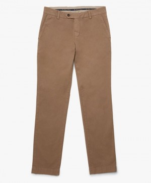 Brown Brooks Brothers Stretch Cotton Chinos Men Casual Pants | NXR-896051