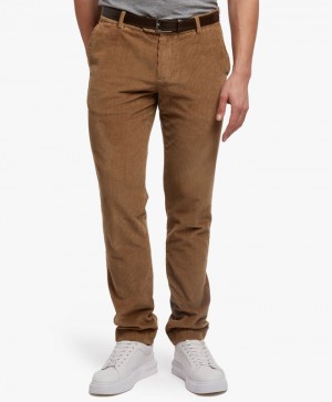 Brown Brooks Brothers Stretch Cotton Chinos Men Casual Pants | NML-524183