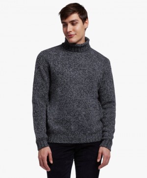 Dark Grey Brooks Brothers Lambswool Rollneck Men Sweaters | XWP-370562