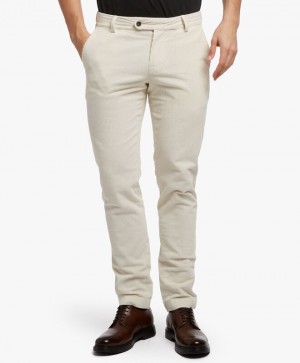 Grey Brooks Brothers Stretch Cotton Chinos Men Casual Pants | DPM-395706