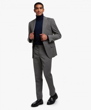 Grey Brooks Brothers Virgin Wool-Blend Men Suits | GJL-316408