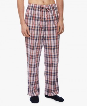 Pink Brooks Brothers Cotton Madras Lounge Men Nightwear | OQJ-968402