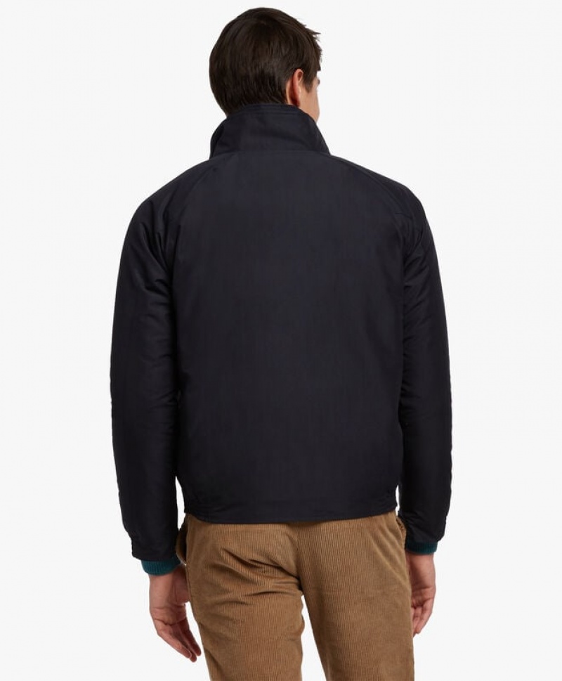 Black Brooks Brothers Technical Bomber Men Jackets | ICS-670239