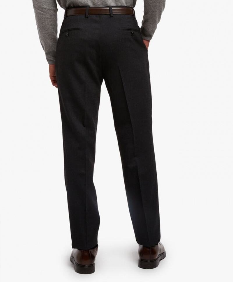 Black Brooks Brothers Wool-Blend Men Suits | GIH-085243