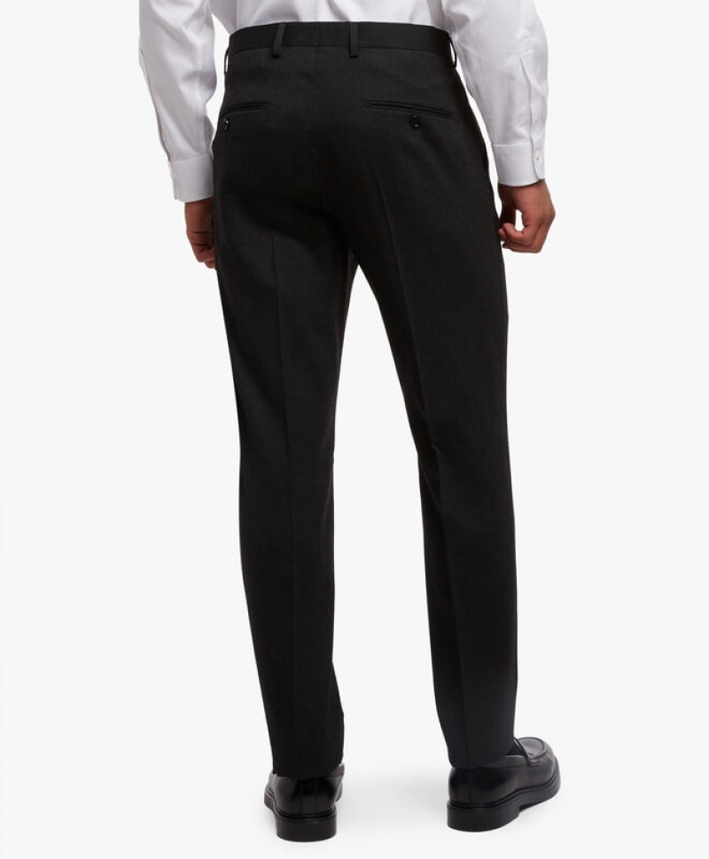 Black Brooks Brothers Wool-Blend Men Suits | IVB-548297