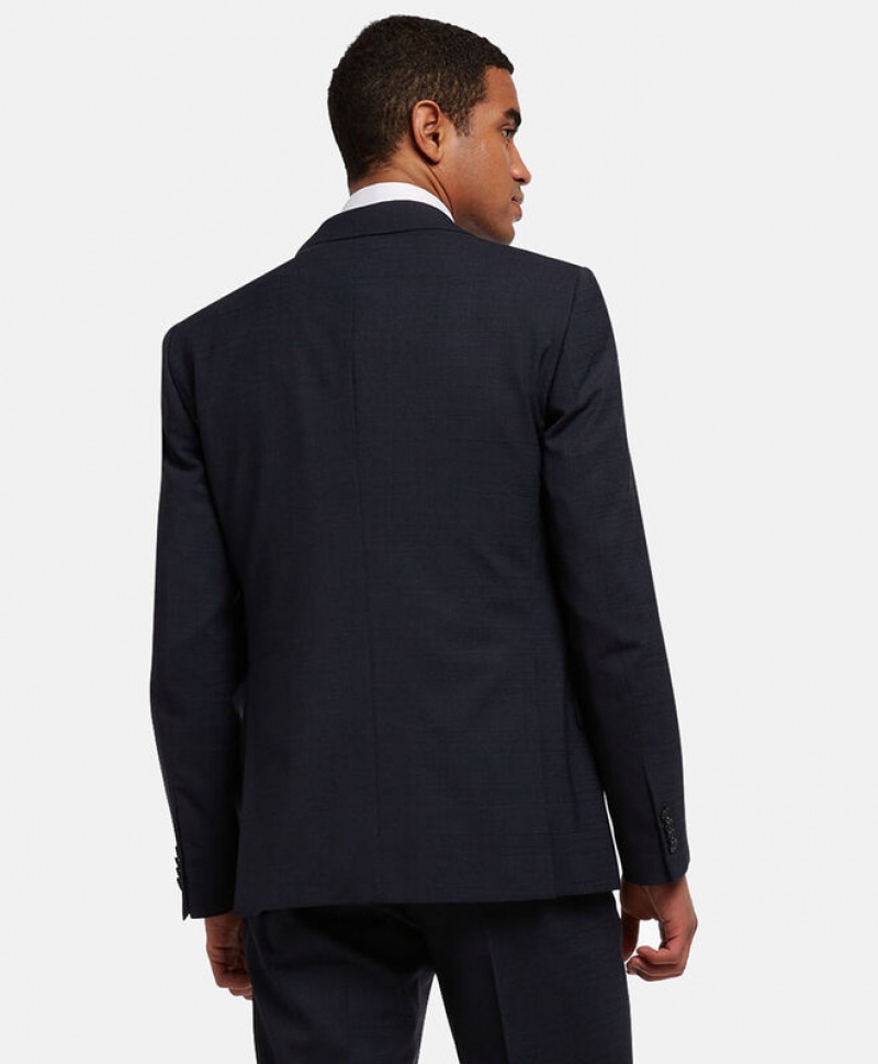 Black Brooks Brothers Wool-Blend Men Suits | ZTV-274815