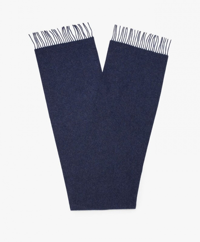 Blue Brooks Brothers Cashmere Men Scarves | GUH-285147