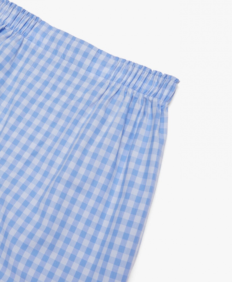 Blue Brooks Brothers Cotton Broadcloth Gingham Men Underwear | OIV-586091