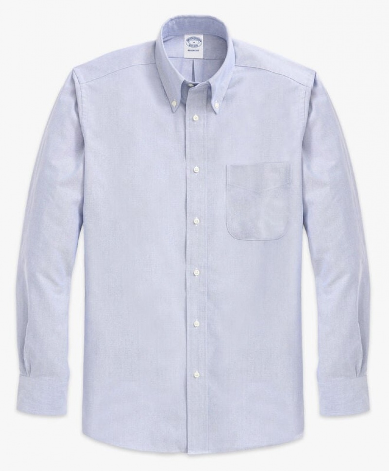 Blue Brooks Brothers Original Button-Down Oxford Men Shirts | NPD-302745