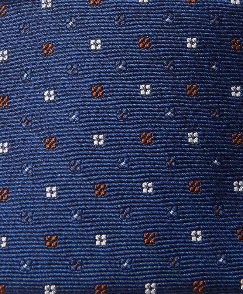 Blue Brooks Brothers Silk Diamond Men Ties | OAN-142507