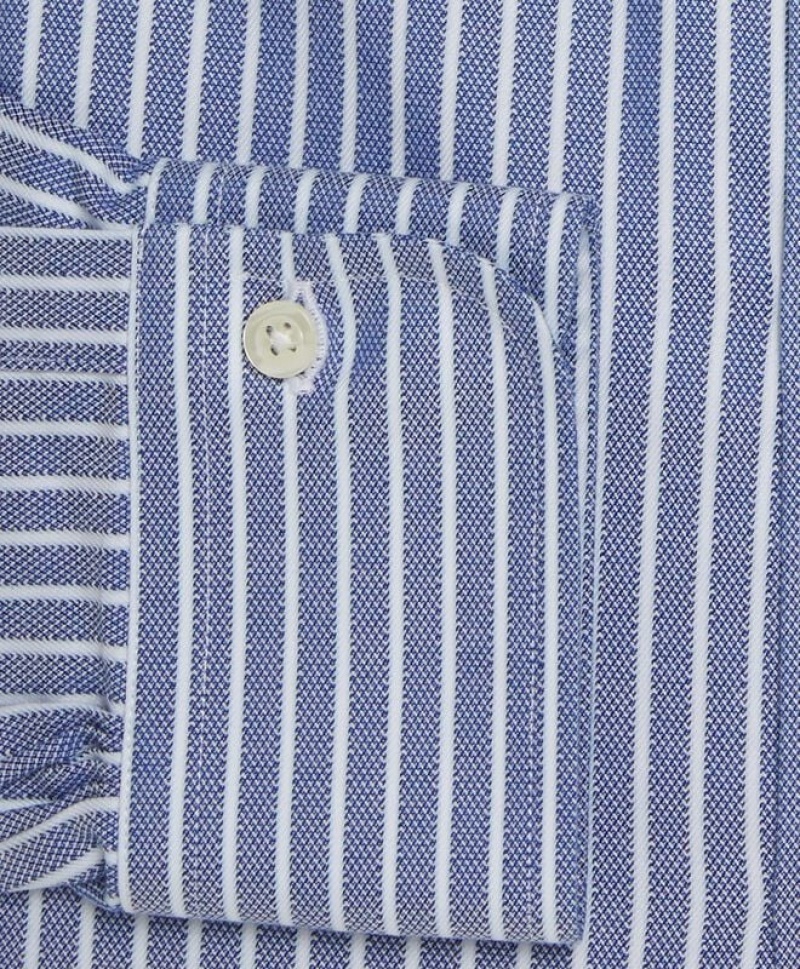 Blue Brooks Brothers Soho Extra-slim Fit Non-iron, Dobby, Ainsley Collar Men Shirts | FVD-703514