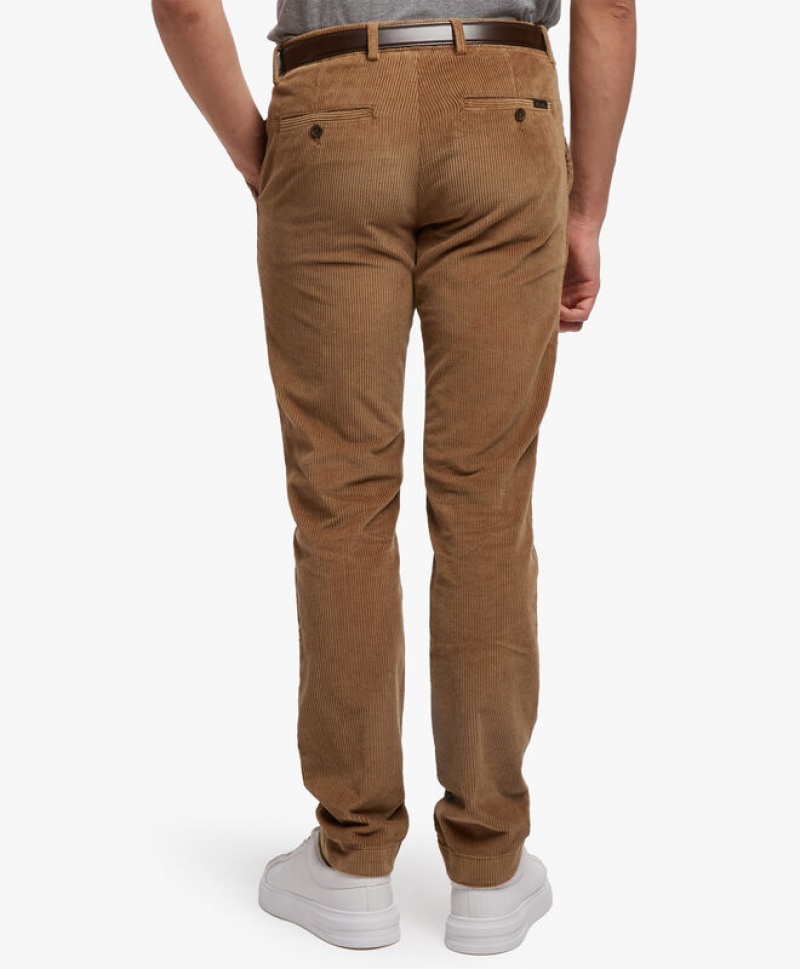 Brown Brooks Brothers Stretch Cotton Chinos Men Casual Pants | NML-524183