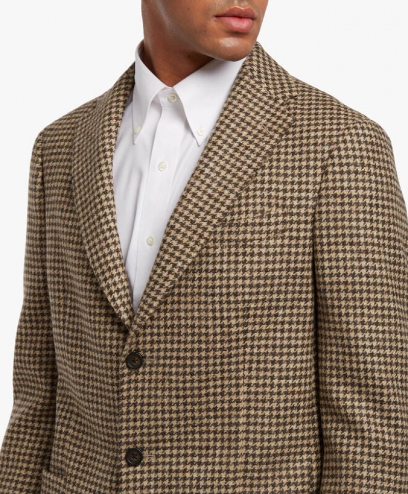 Brown Brooks Brothers Virgin Wool Sport Men Blazers | WVX-615208