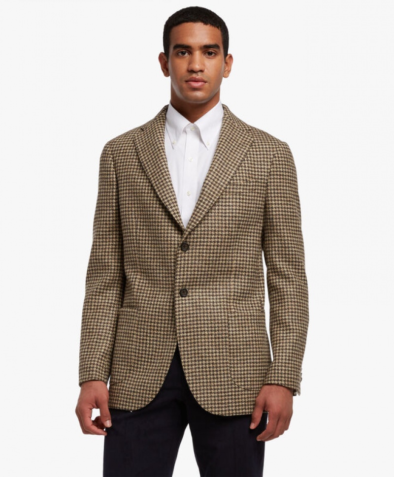 Brown Brooks Brothers Virgin Wool Sport Men Blazers | WVX-615208