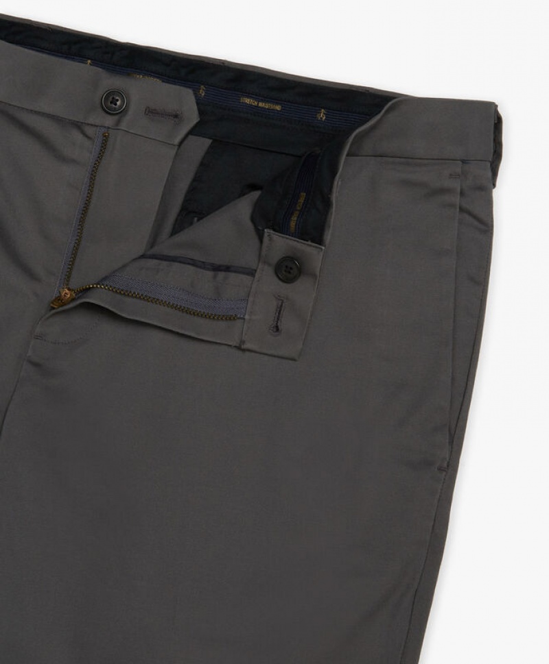 Dark Grey Brooks Brothers Soho Extra-slim Stretch Advantage Chinos®, Cotton Twill Men Casual Pants | YBN-381290