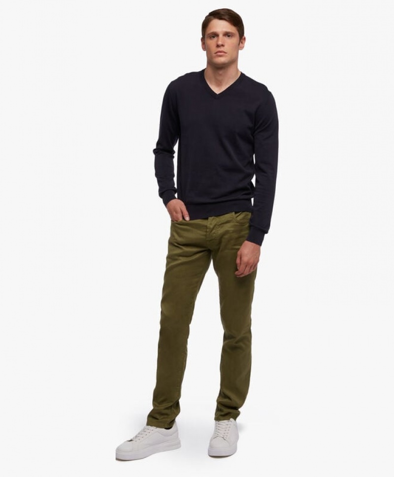 Green Brooks Brothers 5-Pocket Men Casual Pants | EOY-501468