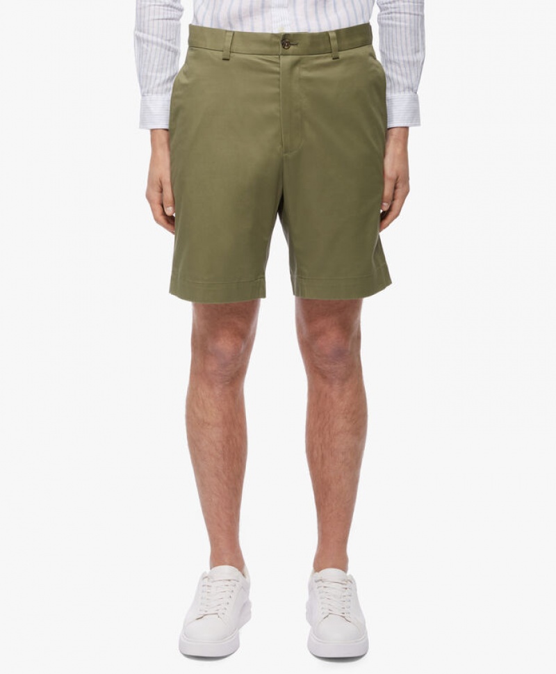 Green Brooks Brothers Advantage Chinos Men Shorts | THY-691803