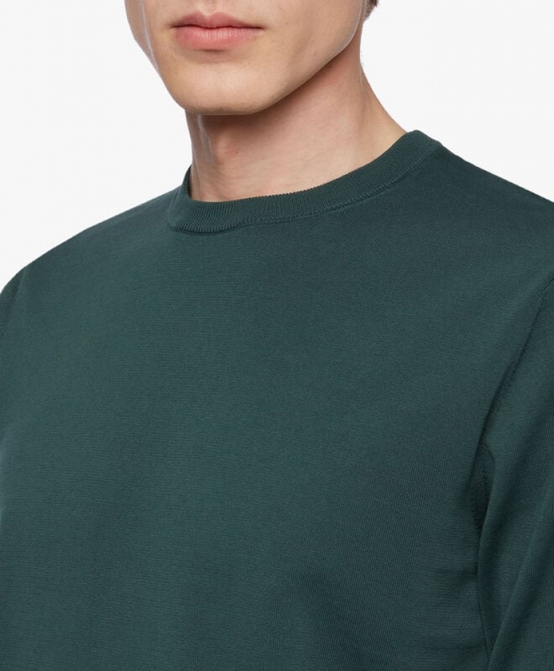 Green Brooks Brothers Cotton Men Sweaters | WKV-052814