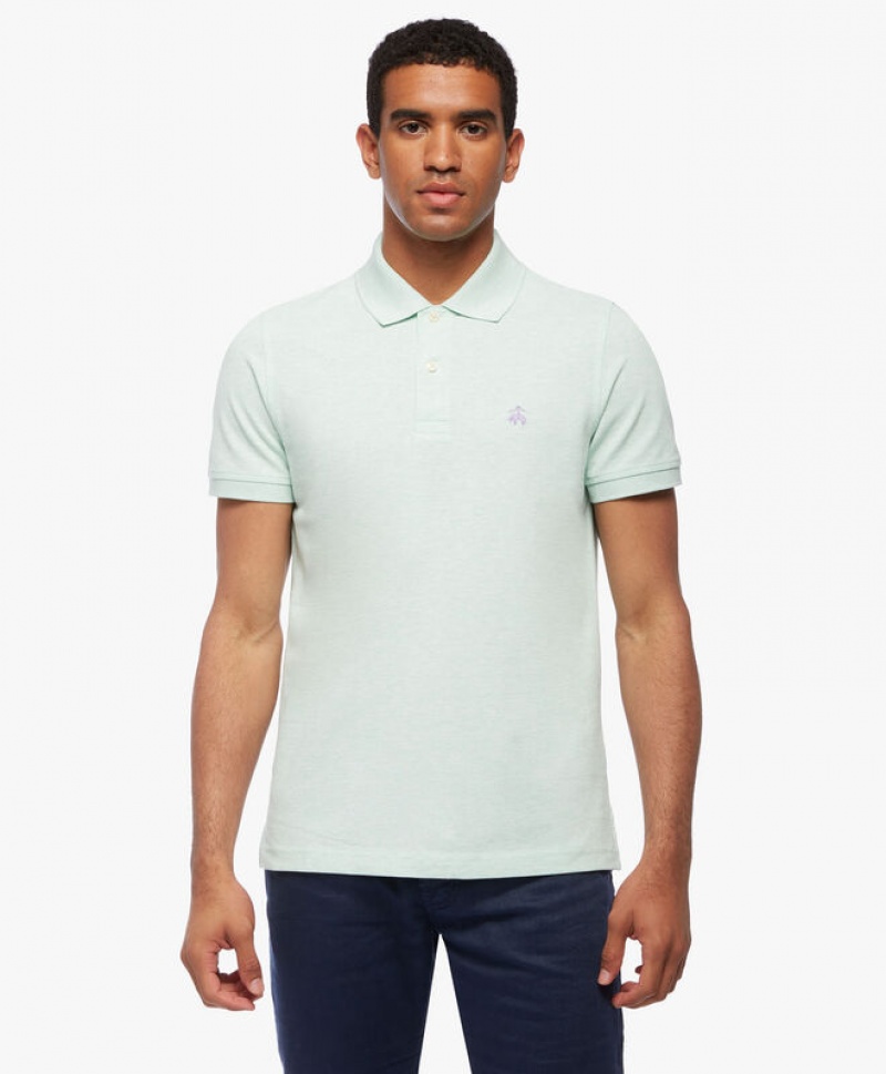 Green Brooks Brothers Golden Fleece Slim Fit Stretch Supima Men Polo | SON-051729