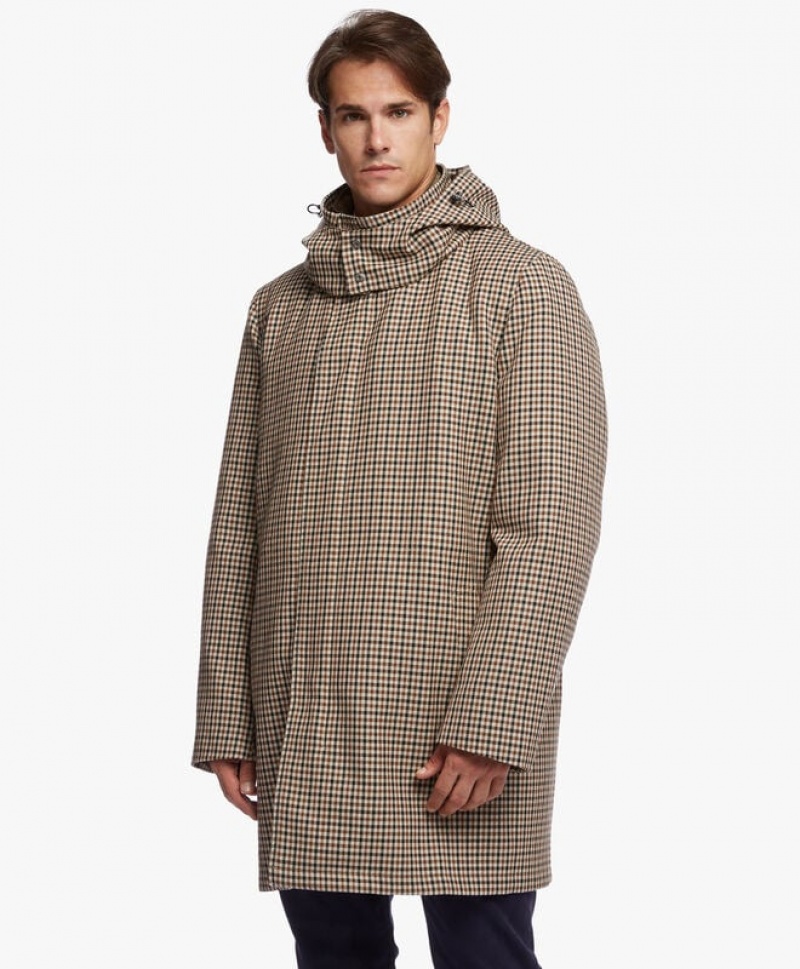 Grey Brooks Brothers 3-In-1 Italian Wool Men Parka | FKD-024518