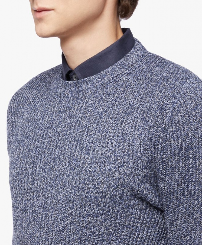 Grey Brooks Brothers Cotton and Cashmere Men Sweaters | DTO-329718