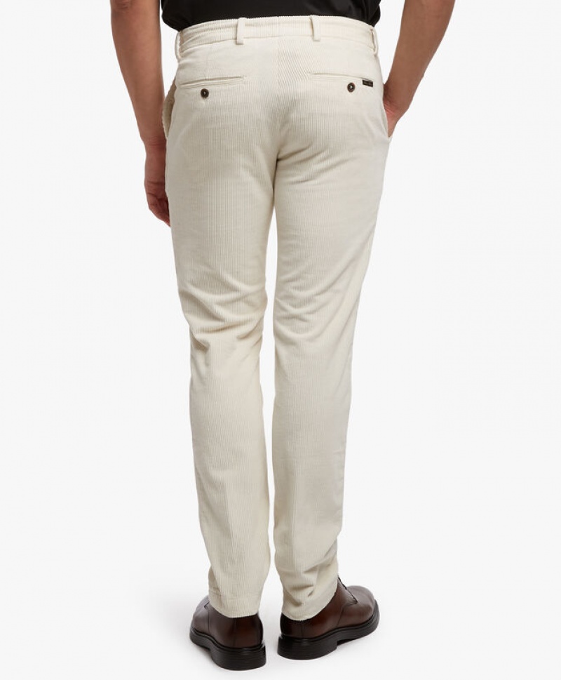 Grey Brooks Brothers Stretch Cotton Chinos Men Casual Pants | DPM-395706