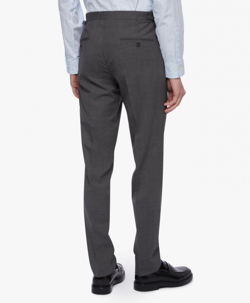 Grey Brooks Brothers Wool-Blend Men Suits | ICL-235874