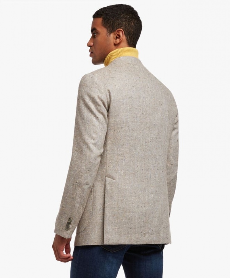 Grey Brooks Brothers Wool-Blend Sport Men Blazers | HEZ-149862