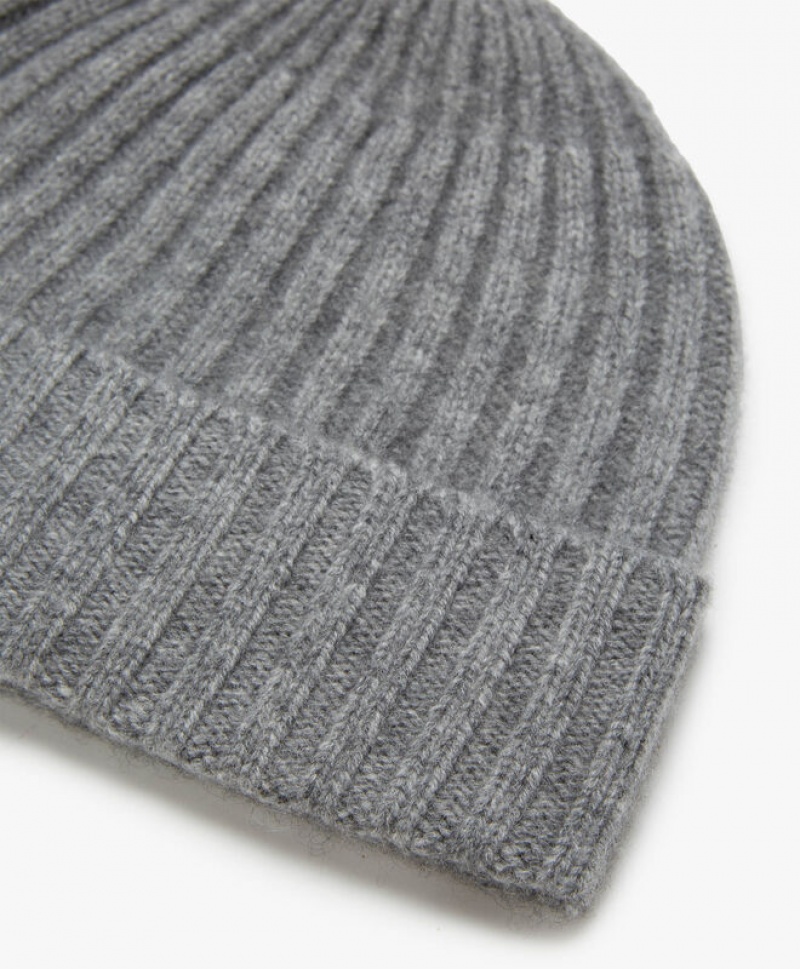 Light Grey Brooks Brothers Cashmere Men Beanie | MPI-962710