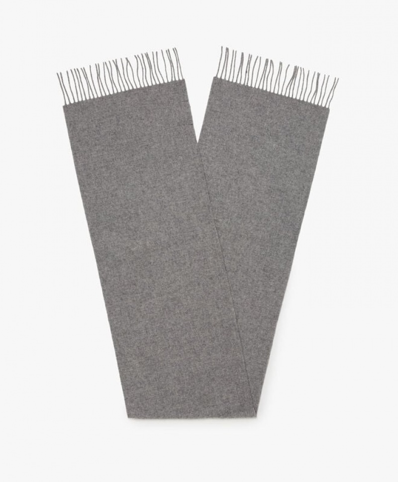 Light Grey Brooks Brothers Cashmere Men Scarves | NZA-603459