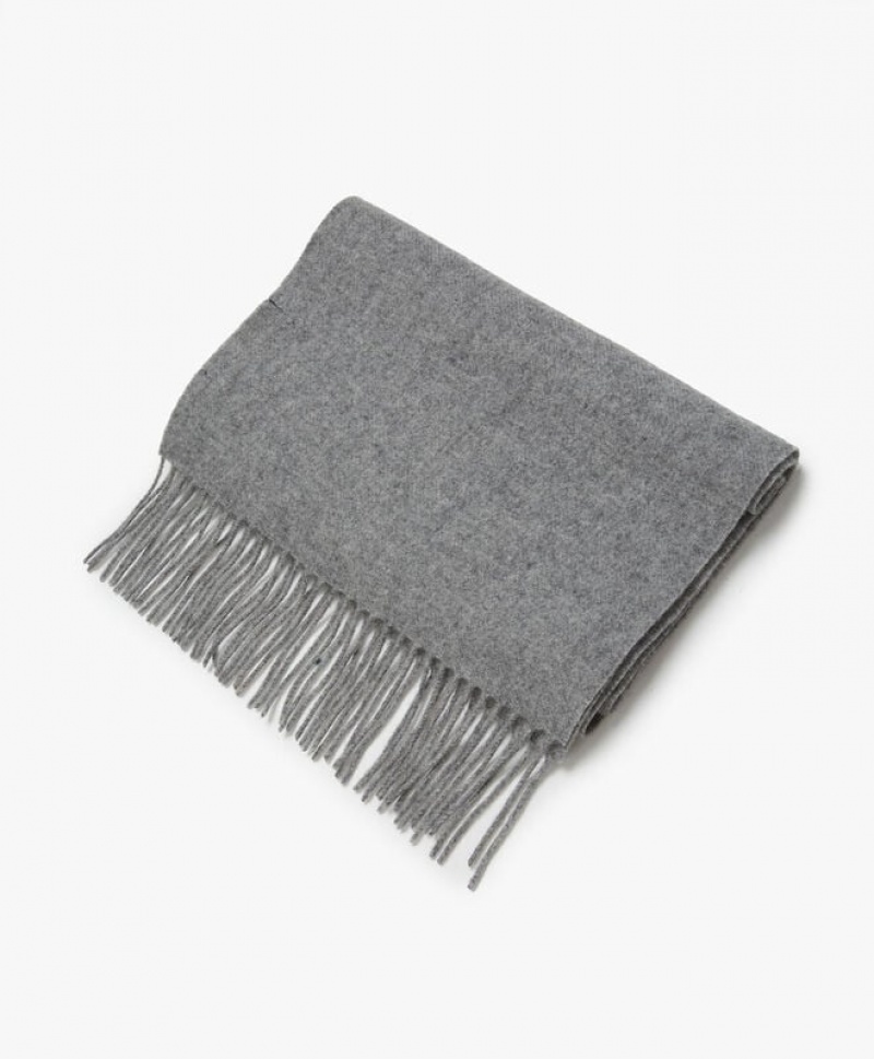 Light Grey Brooks Brothers Cashmere Men Scarves | NZA-603459