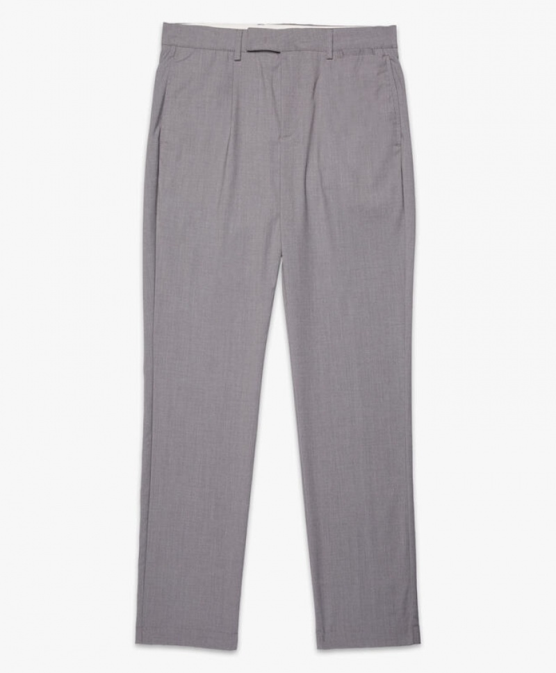 Light Grey Brooks Brothers Stretch Chinos Men Casual Pants | JEI-684209