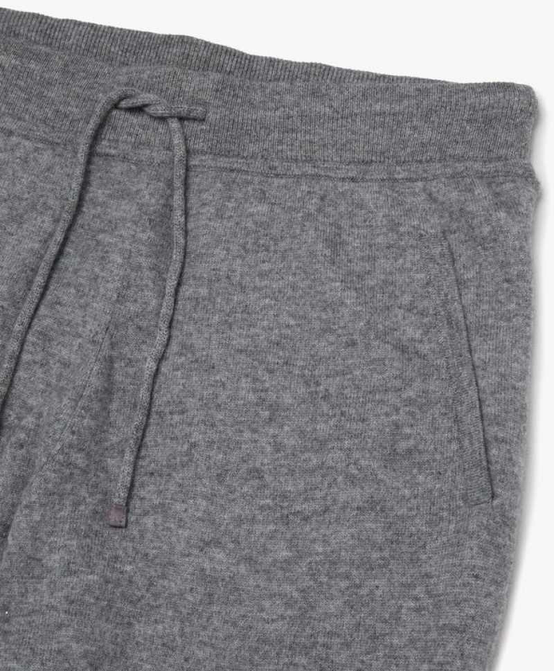 Light Grey Brooks Brothers Wool and Cashmere Men Sweatpants | MTP-238954