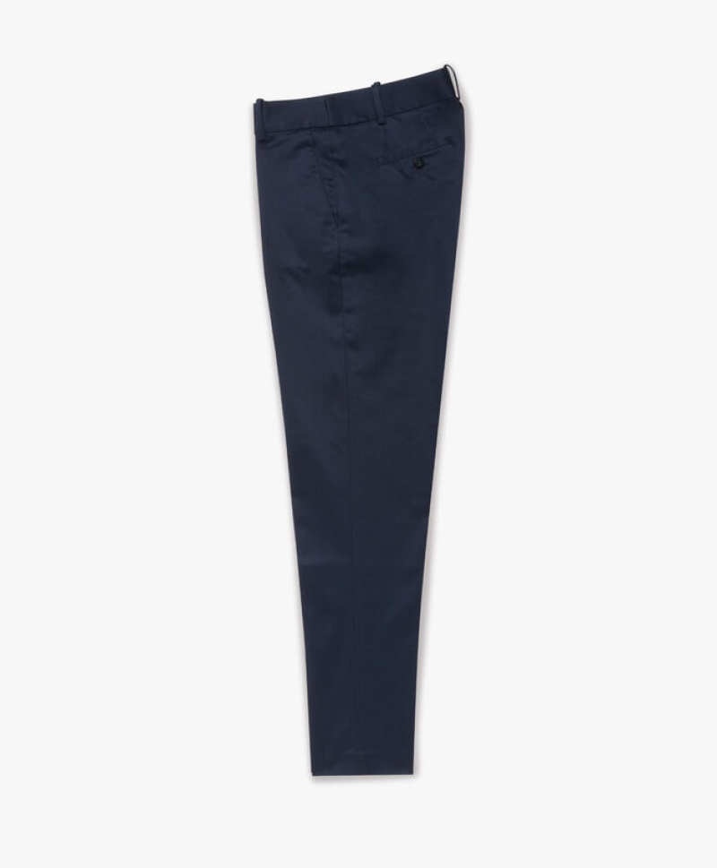 Navy Brooks Brothers Cotton Twill Advantage Chino Women Casual Pants | XHD-687192