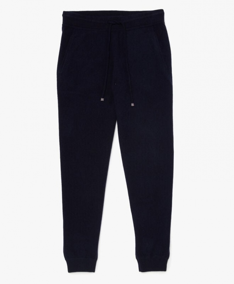 Navy Brooks Brothers Wool and Cashmere Men Sweatpants | USC-720541