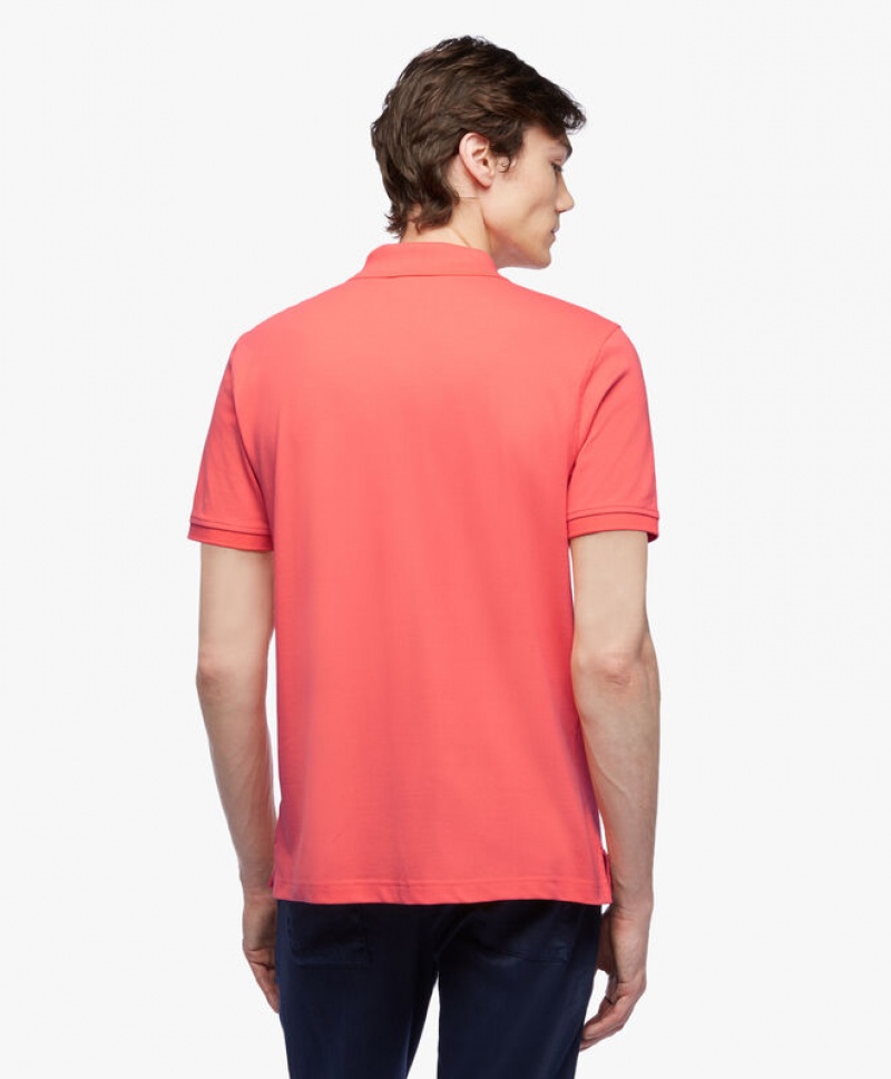 Orange Brooks Brothers Golden Fleece Original Fit Stretch Supima Men Polo | WSE-205317