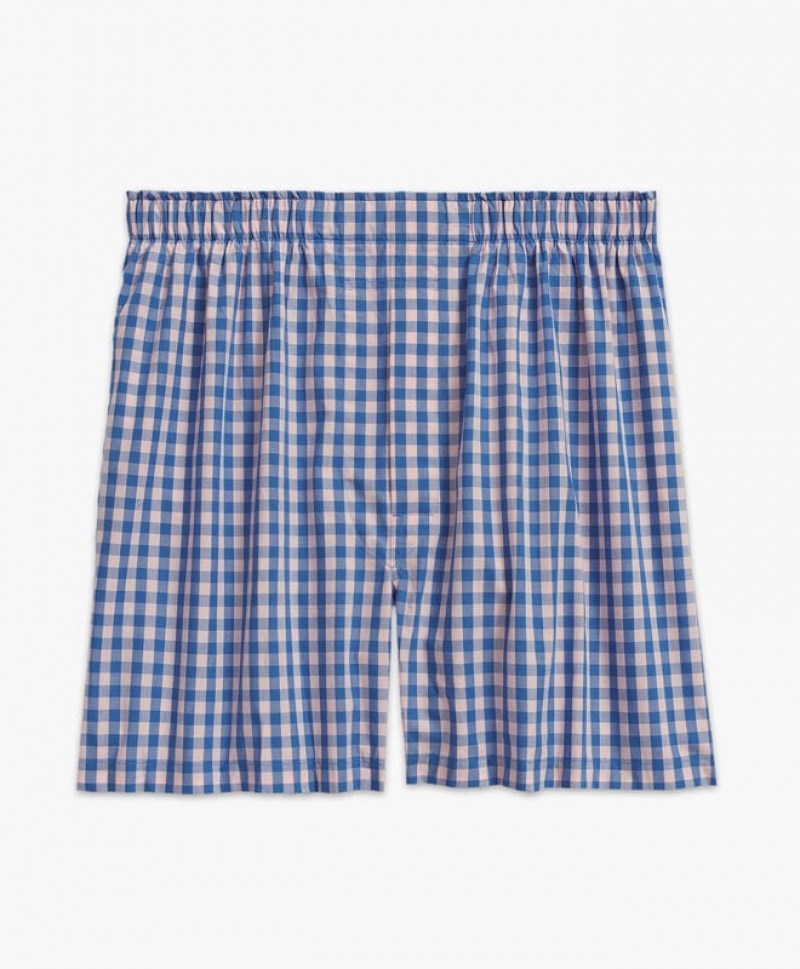 Pink Brooks Brothers Cotton Broadcloth Gingham Men Underwear | EYW-032856