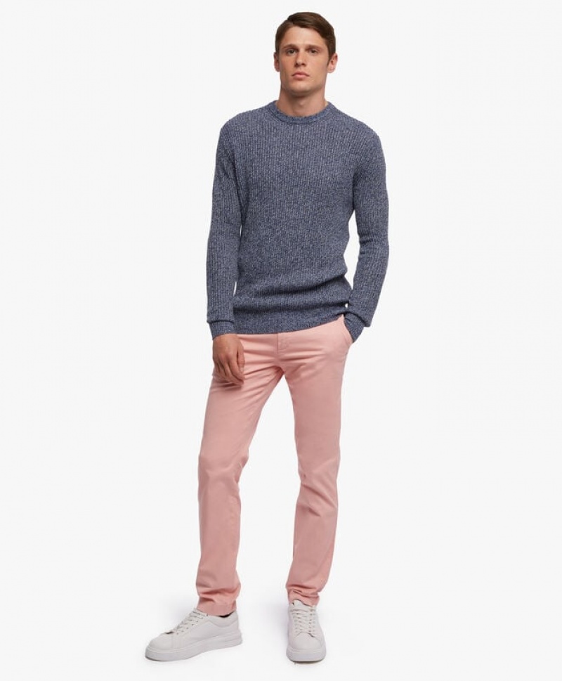 Pink Brooks Brothers Stretch Cotton Chinos Men Casual Pants | GOR-186059