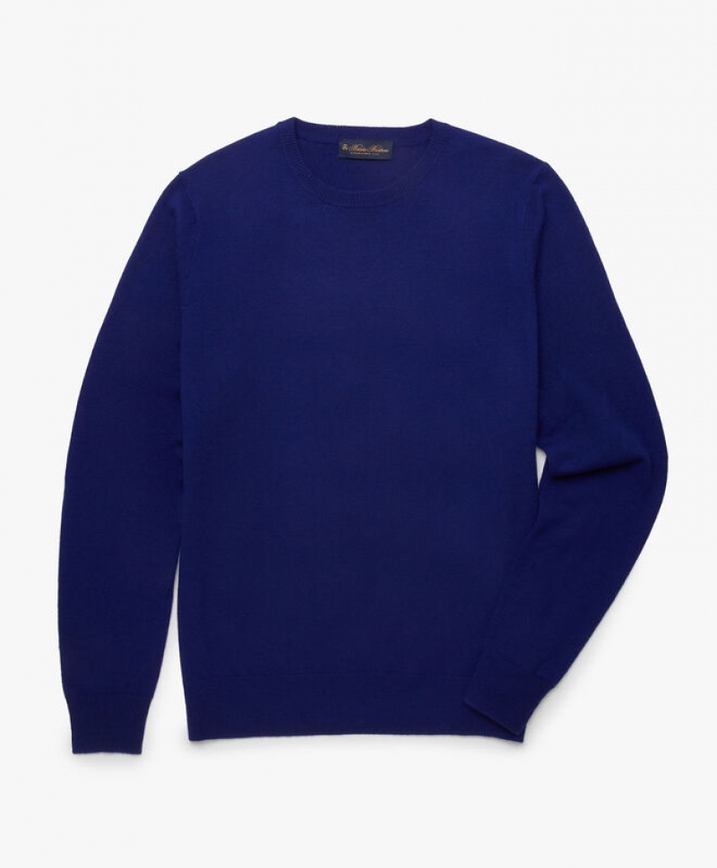 Royal Brooks Brothers Lambswool Crew-Neck Men Sweaters | XYO-382456