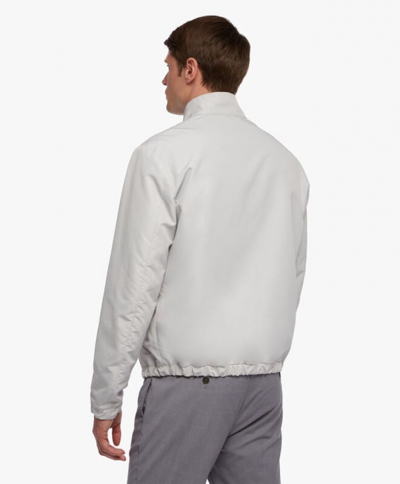 White Brooks Brothers Blouson Men Jackets | AKD-264019