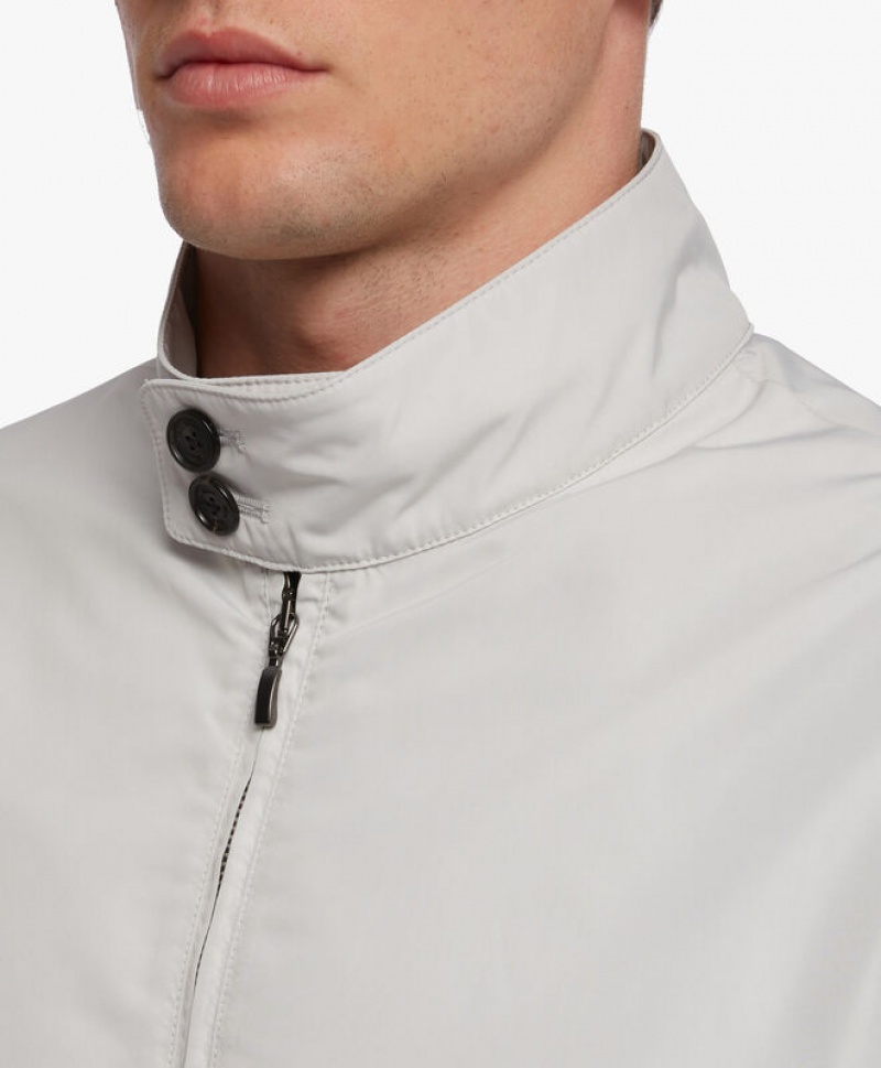 White Brooks Brothers Blouson Men Jackets | AKD-264019