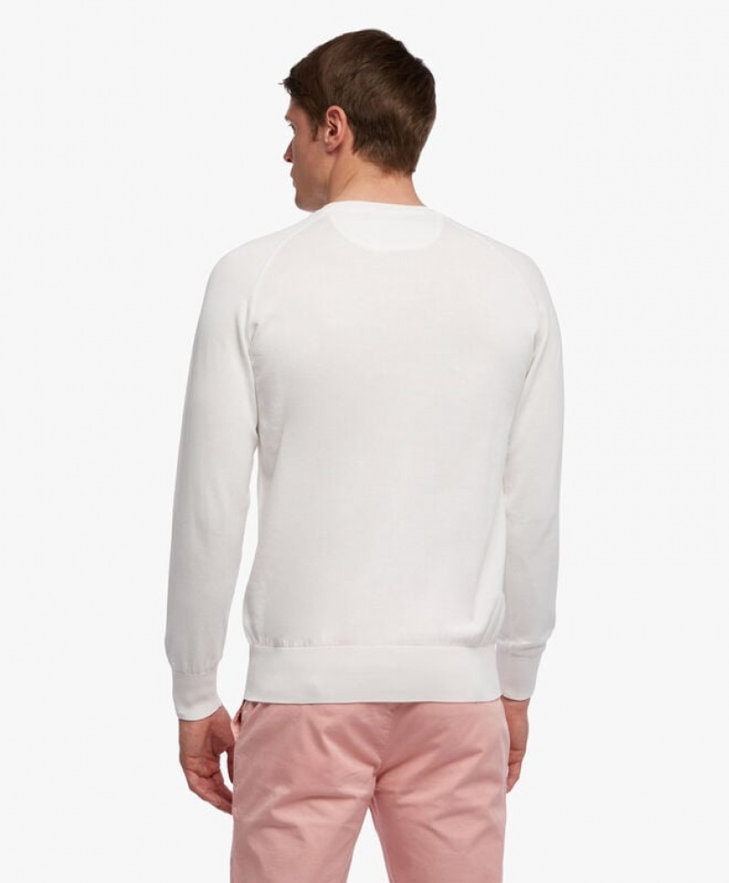 White Brooks Brothers Cotton Men Sweatshirts | ARY-503974