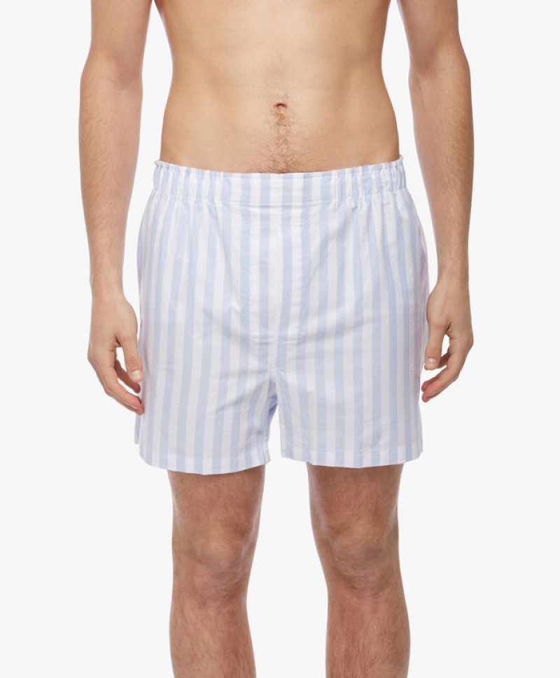 White Brooks Brothers Cotton Oxford Stripe Men Underwear | UFV-283751