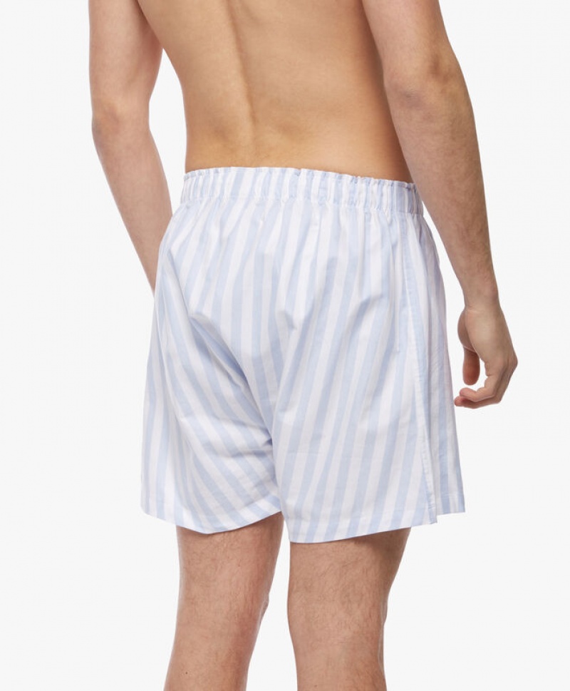 White Brooks Brothers Cotton Oxford Stripe Men Underwear | UFV-283751