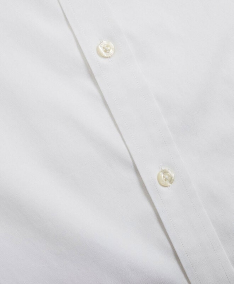 White Brooks Brothers Milano Slim-fit Non-Iron, Oxford Stretch, Button-Down Collar Men Shirts | UDT-801957