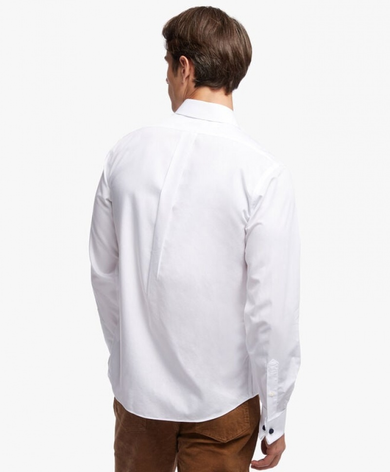 White Brooks Brothers Regent Regular-fit Non-iron, Broadcloth, Forward-Point Collar Men Shirts | JZE-421079