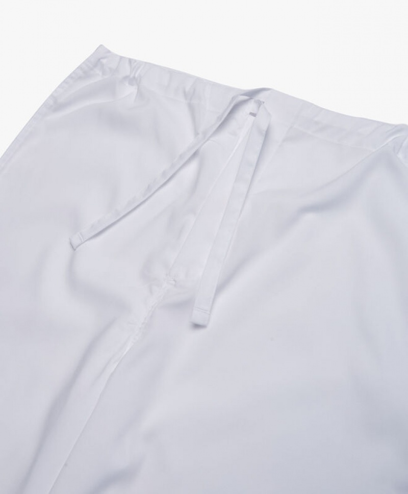 White Brooks Brothers Wrinkle-Resistant Broadcloth Men Nightwear | ZRC-908142